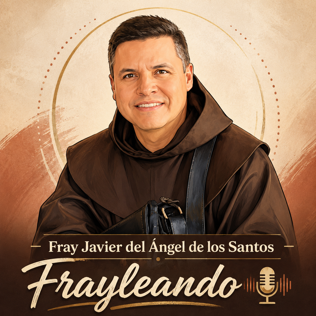 Retrato ilustrado de Fray Javier del Ángel de los Santos, OFM